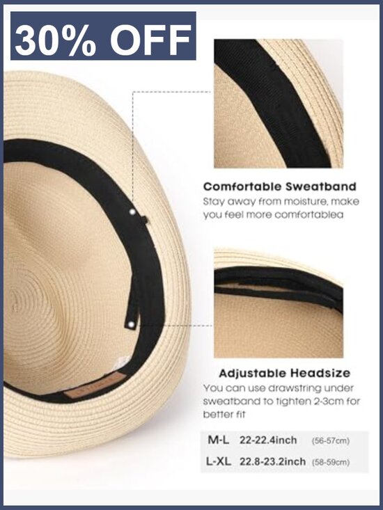 Straw Fedora Sun Hat Foldable Roll Up Short Brim Trilby Panama Beach Hat